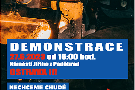 Demonstrace 27.6. v Ostravě